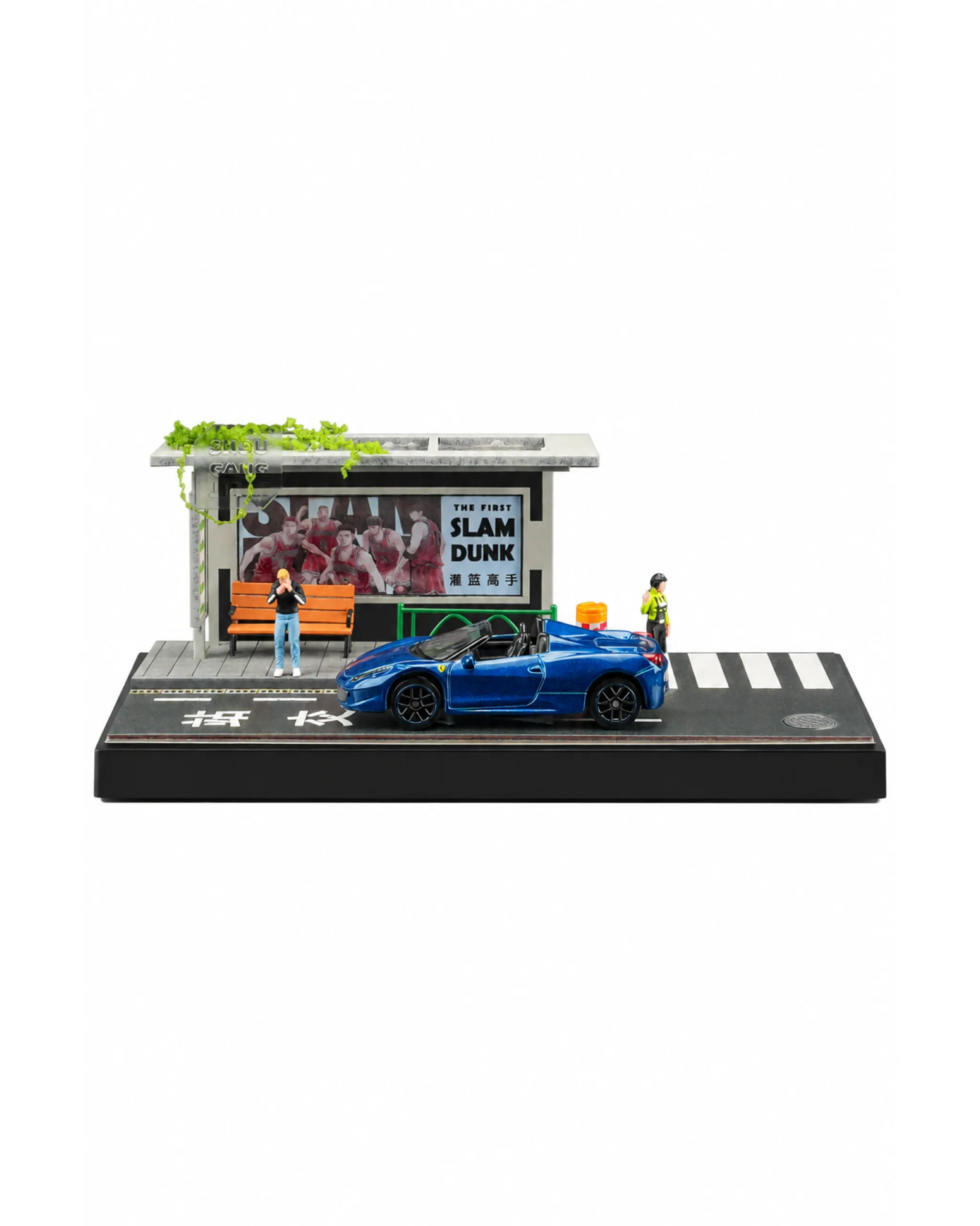 Bus station diorama